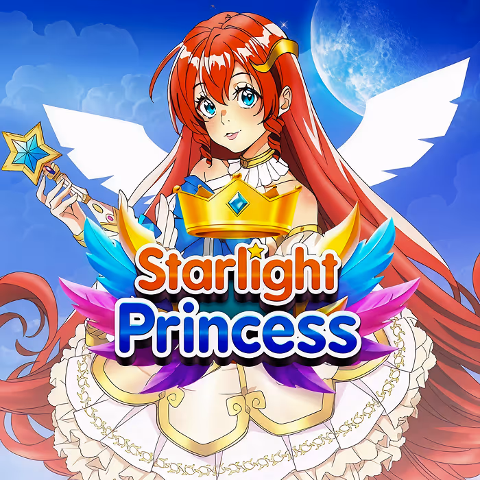 Starlight Princess anime-tyylinen kolikkopeli taianomaisen prinsessan ja kertoimisymboleiden kanssa